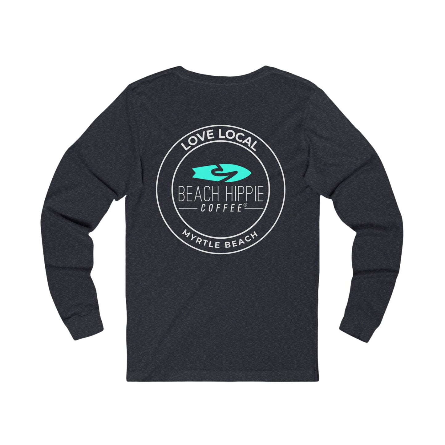 Live Your Best Life with Beach Hippie Coffee- Jersey Long Sleeve Tee