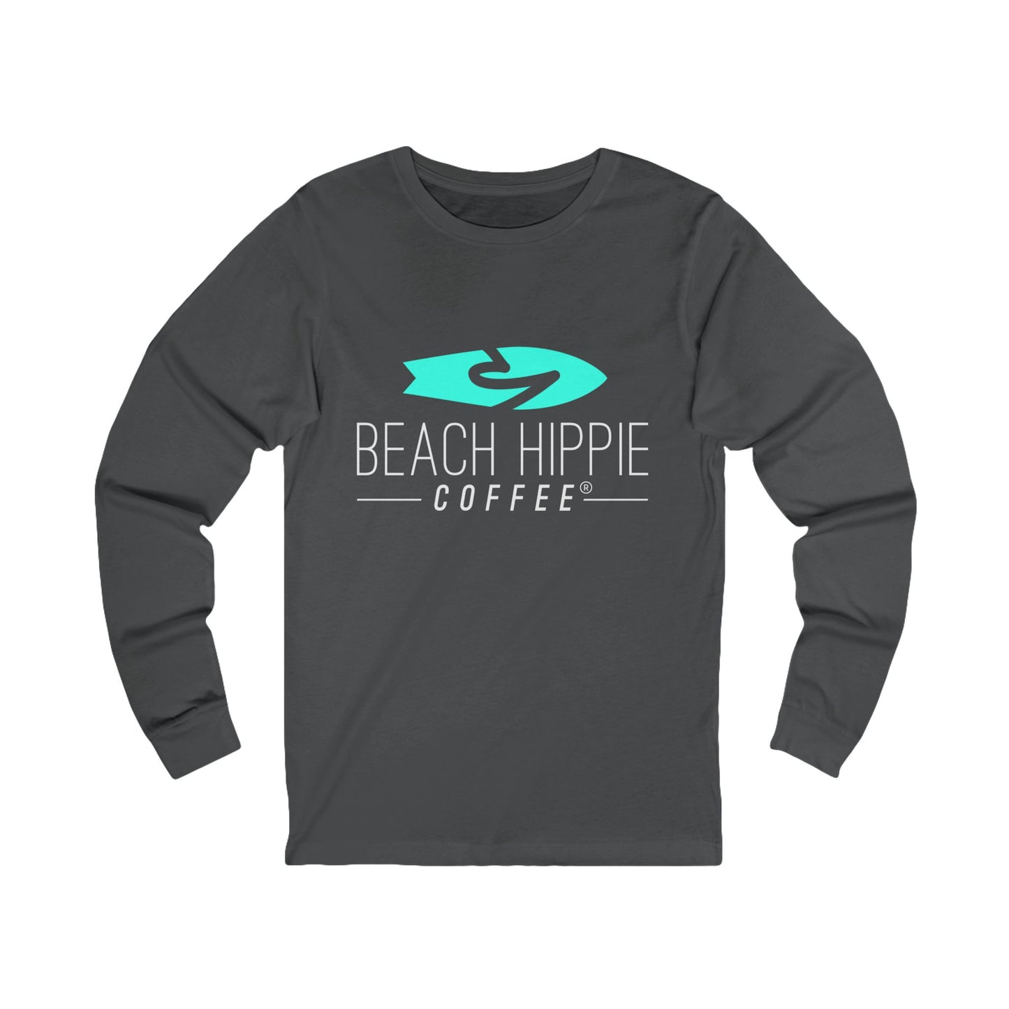 Live Your Best Life with Beach Hippie Coffee- Jersey Long Sleeve Tee