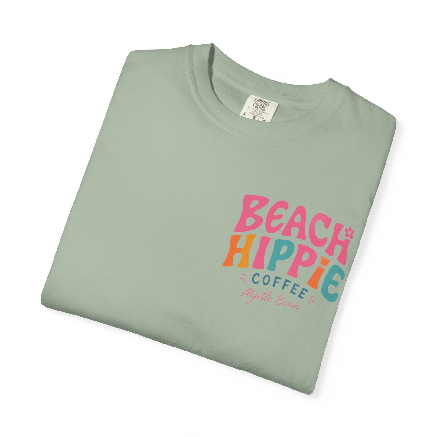 Beach Hippie T-Shirt — 'Beach Hippie Coffee' Vintage Surf Graphic Tee