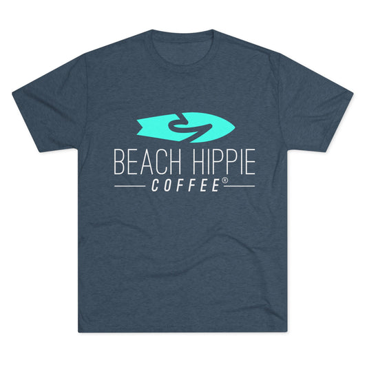 Beach Hippie Coffee Unisex Crew Tee - VW T-Shirt for Beach Lovers