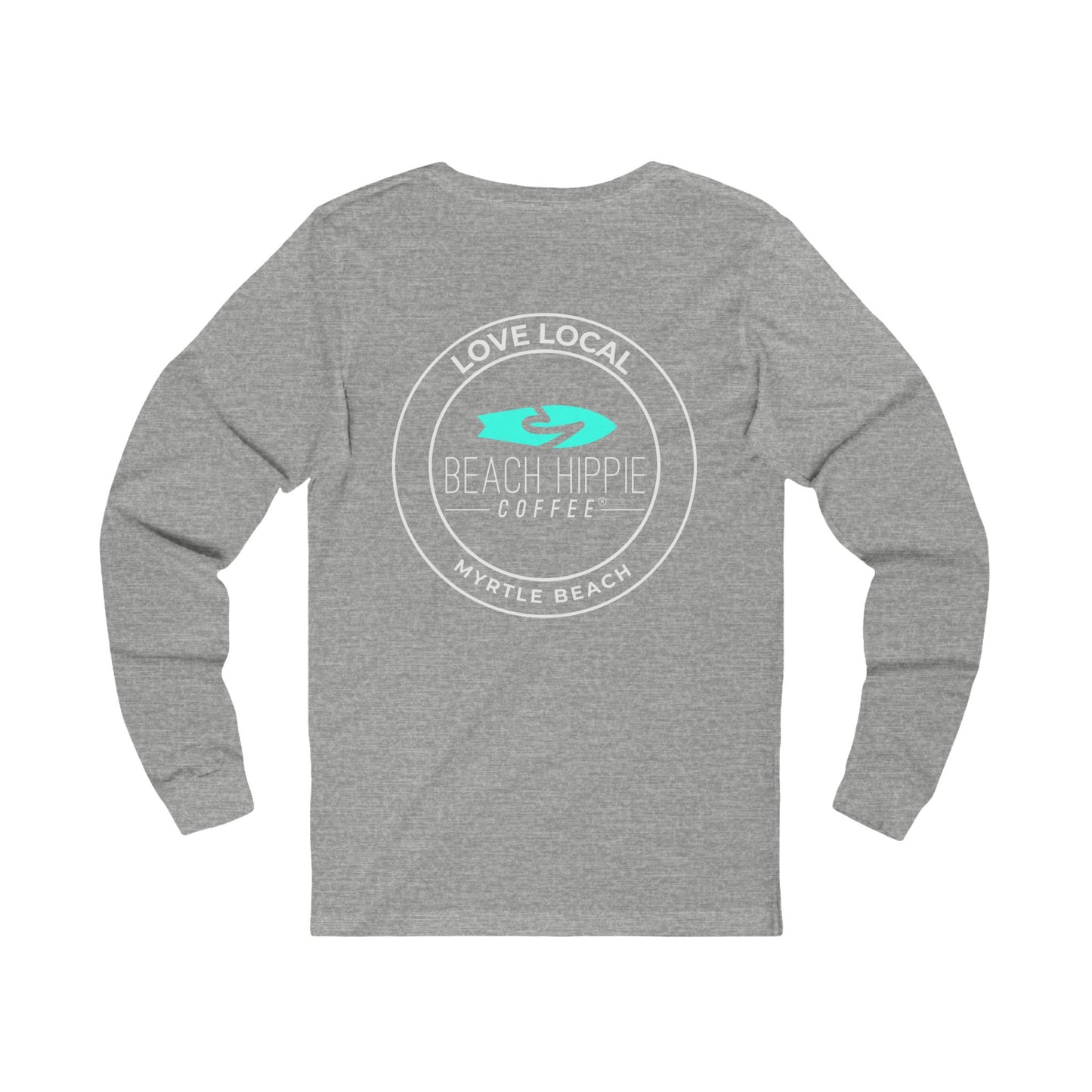 Live Your Best Life with Beach Hippie Coffee- Jersey Long Sleeve Tee