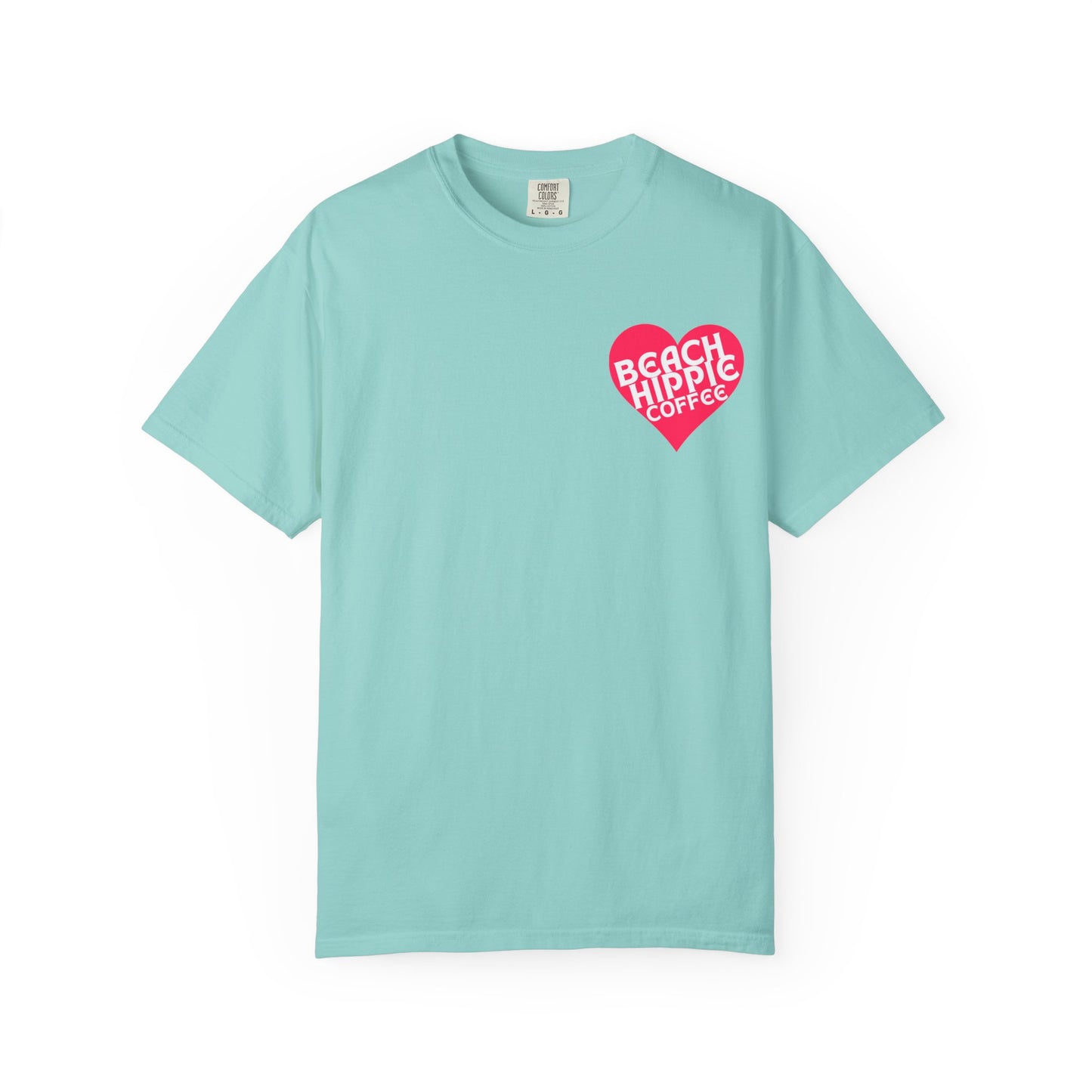 Beach Hippie Coffee T-Shirt - I Am Enough Graphic Tee