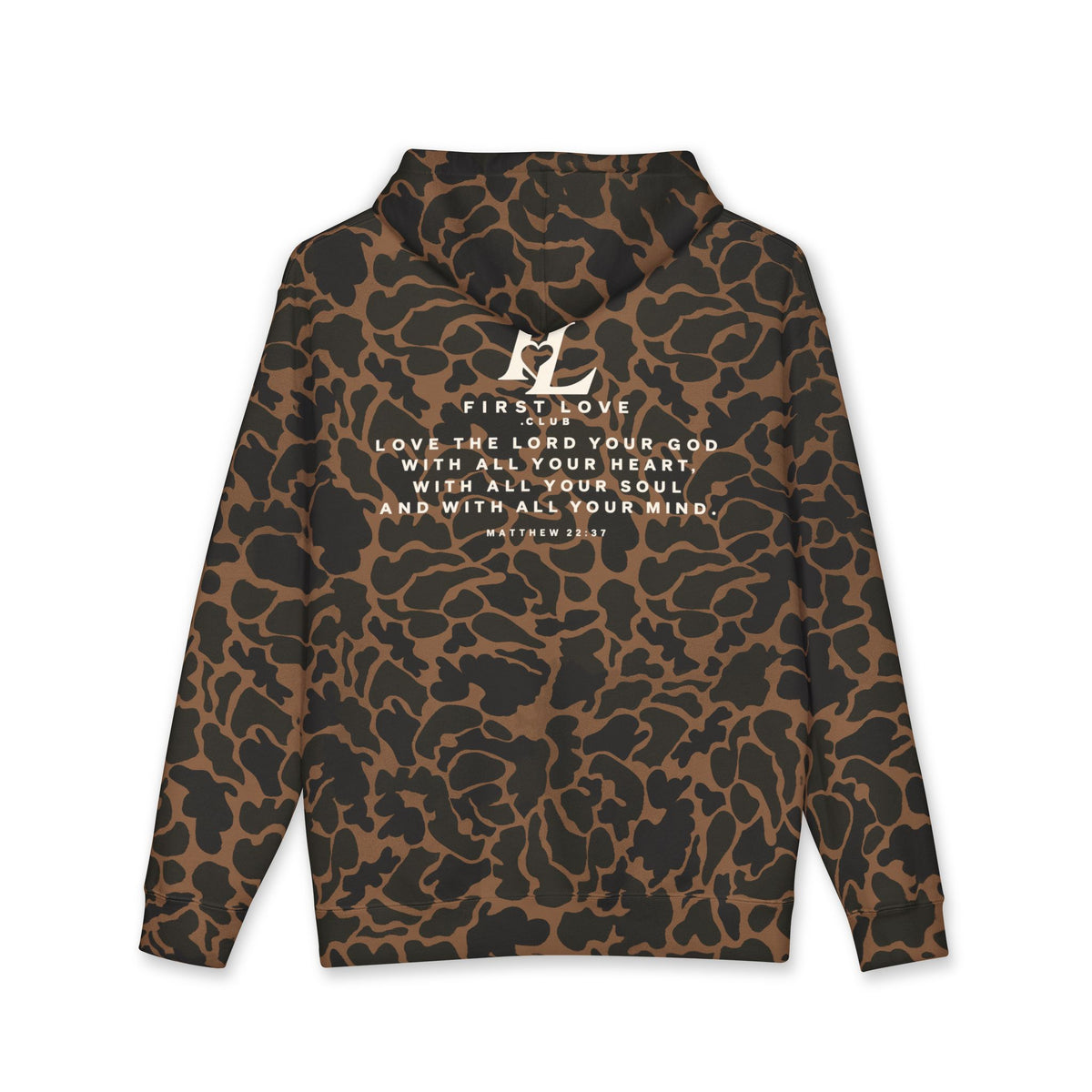 First Love Club Hoodie — Retro Monogram Pullover