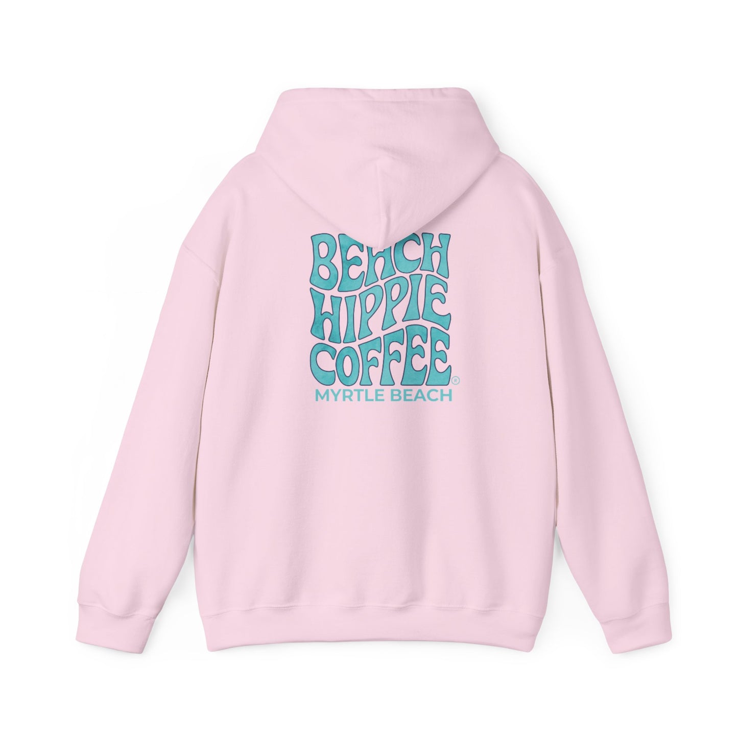 Beach Hippie Coffee Hoodie — "Toasted" Graphic Myrtle Beach Coffee Shop Sweatshirt