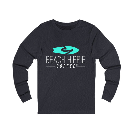 Live Your Best Life with Beach Hippie Coffee- Jersey Long Sleeve Tee