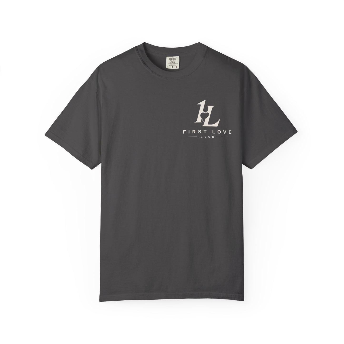 First Love Mountain T-Shirt — "Greater Is He" Christian Faith Tee