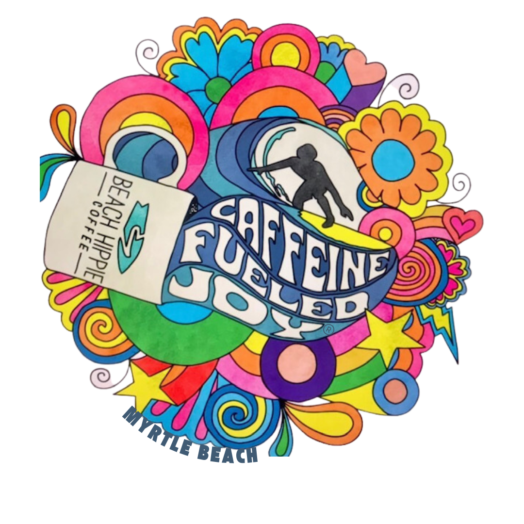 Caffeine Fueled Joy Coffee Bean